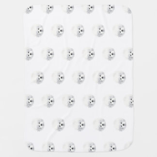 Mantita Para Bebé Perro Bichon Frise _ patrón _