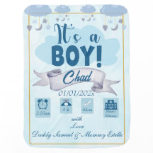PERSONALIZADO "ES UN CHICO" ILUSTRACION DE LA NUBE