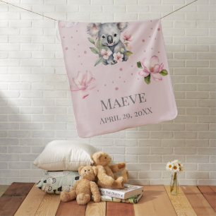Mantita Para Bebé Personalizado Nombre Personalizado Fecha de Nacimi