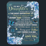 Mantita Para Bebé Personalized To My Daughter From Mom Butterfly<br><div class="desc">Personalized To My Daughter From Mom Butterfly</div>