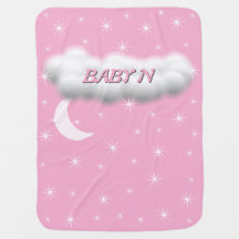 STARS AND MOON Baby Blanket
