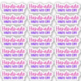 Manual con cuidado - Pegatina de vinilo