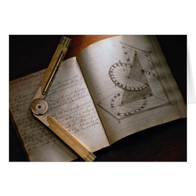 Manual y regla del cálculo del arquitecto del (Anverso (Horizontal))