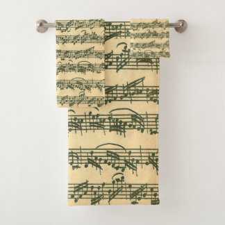 Manuscrito de la música original de Bach Chaconne
