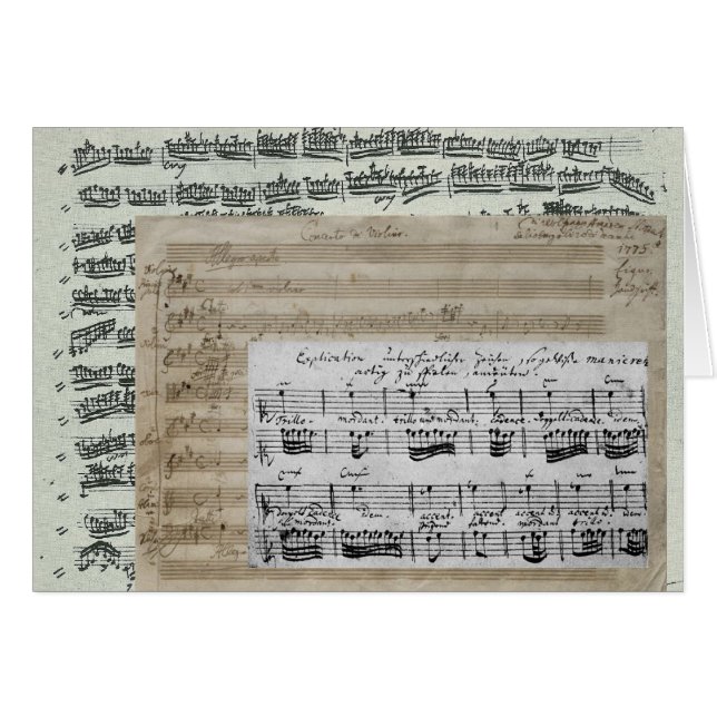 Manuscritos de la música (Anverso (Horizontal))