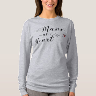 Manx en la camiseta del corazón, Isla de Man