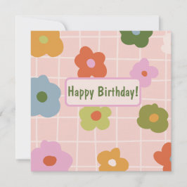 Manzana de ajedrez con margaritas