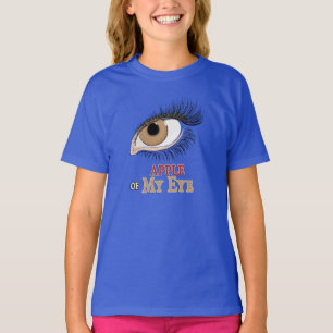 Manzana de mi ojo oreja camiseta de arte