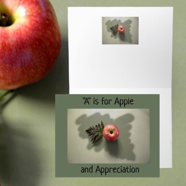 Manzana roja por agradecimiento y aprecio (Subido por el creador)