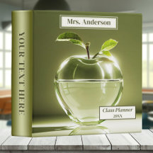 Manzana verde de vuelta a la cuadrilla de profesor