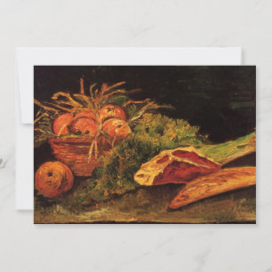 Manzanas, carne y un rollo de Vincent van Gogh