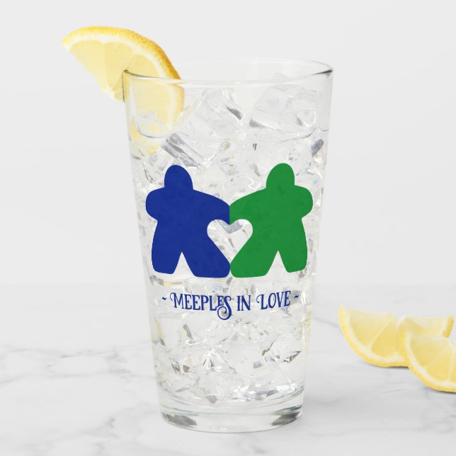 Manzanas de amor, tumbler azul y verde (Anverso (hielo))