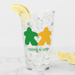 Manzanas de amor, tumbler verde y amarillo