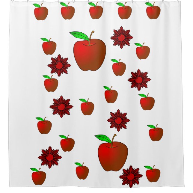 Manzanas de cortina de ducha (Anverso)