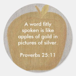 Manzanas de oro en cuadros de plata, pegatinas