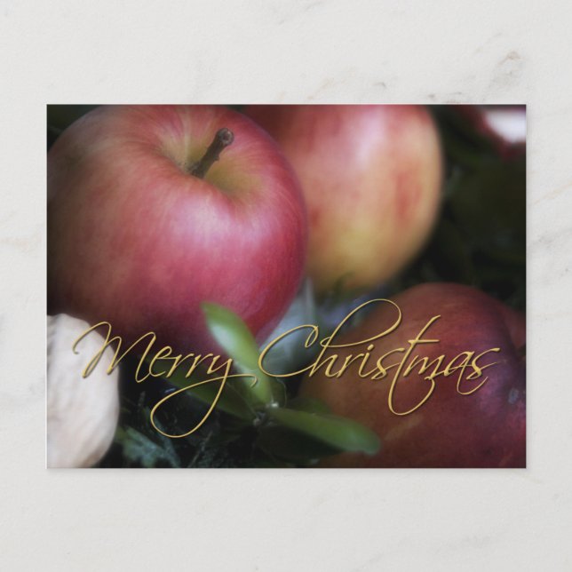 Manzanas ・ Postales de Navidades (Anverso)