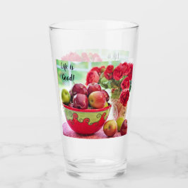Manzanas Rojas y Rosas La Vida es Buena Bebiendo