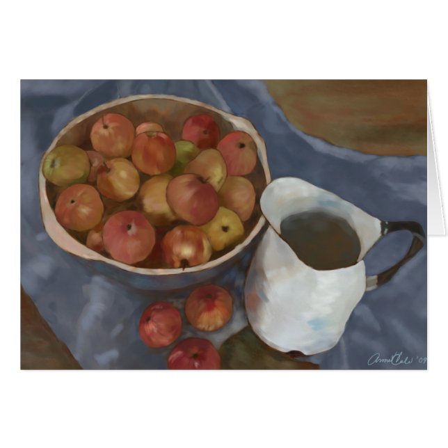 Manzanas salvajes de la pintura secreta de huertos (Anverso (Horizontal))