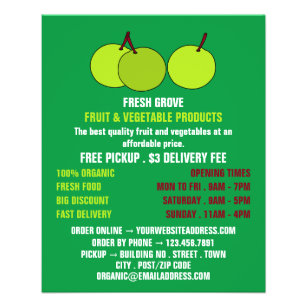 Manzanas verdes, publicidad de Greengroers