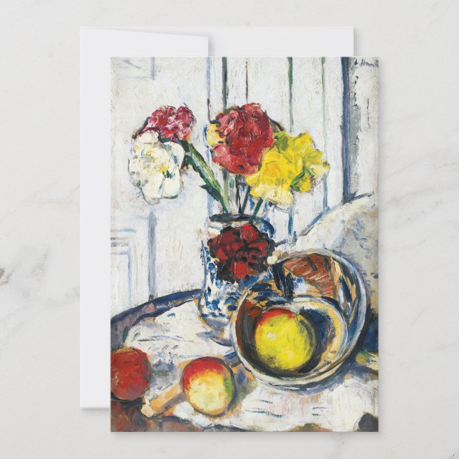 Manzanas y flores | George Leslie Hunter (Anverso)