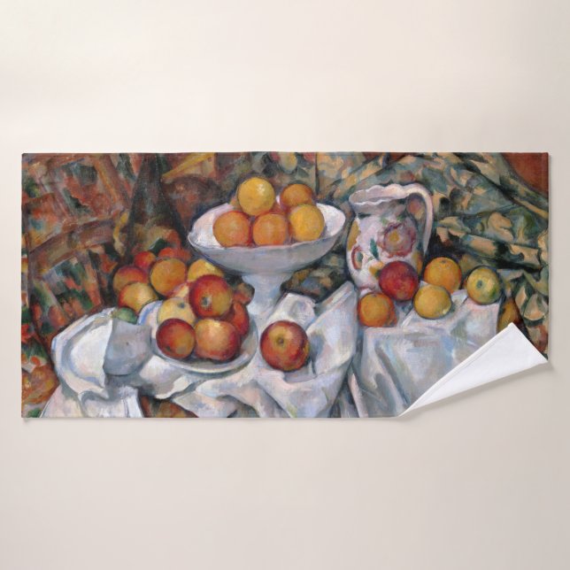 Manzanas y Naranjas, Paul Cezanne, 1895-1900 (Toalla de baño)