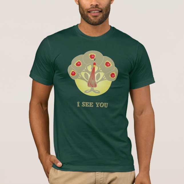 Manzano O camisa de la cara o del pavo real (Anverso)