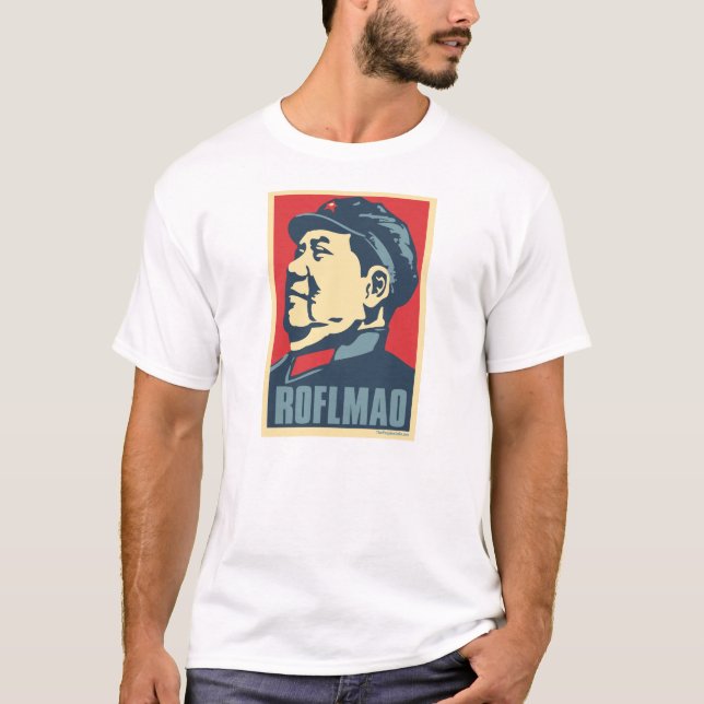 Mao Zedong - ROFLMAO: Camiseta de OHP (Anverso)