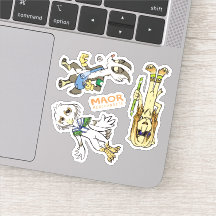 MAOR 3x3" Chibi Pegatina de transmisión #3