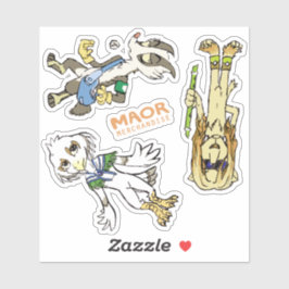 MAOR 4x4" Chibi Pegatina de transmisión #3