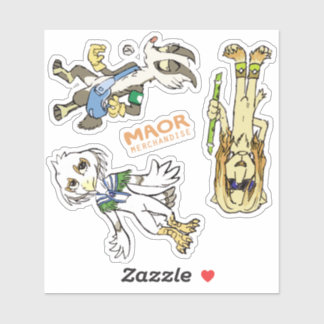 MAOR 4x4" Chibi Pegatina de transmisión #3