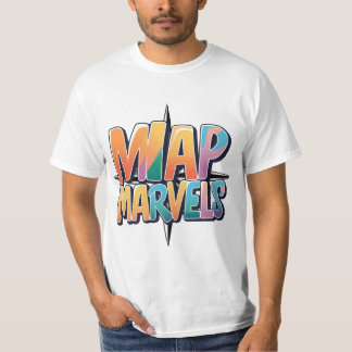Map Marvels" es un diseño de camisetas