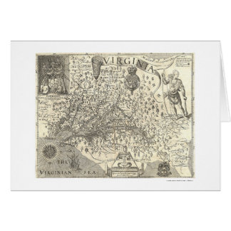 Mapa 1624 de Virginia John Smith