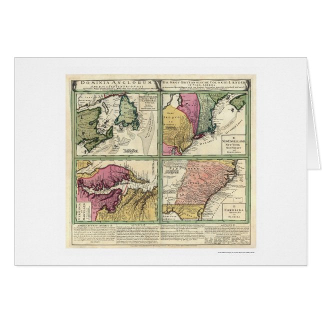 Mapa 1760 de Terranova y de la costa este (Anverso (Horizontal))