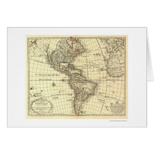 Mapa 1780 del hemisferio occidental