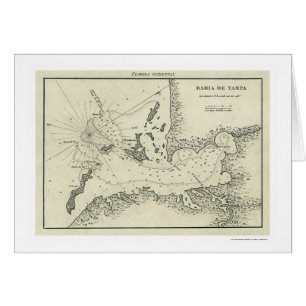 Mapa 1809 de Bahía De Tampa la Florida