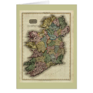 Mapa 1813 de Irlanda de Juan Pinkerton