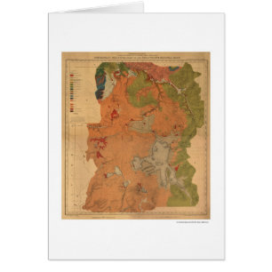 Mapa 1878 del parque de Yellowstone