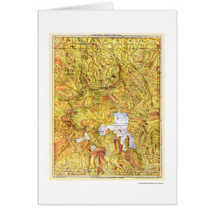 Mapa 1903 de Yellowstone del ferrocarril