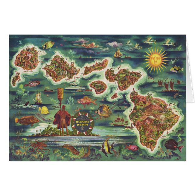Mapa 1950 de Dole de la pintura de aceite de (Anverso (Horizontal))