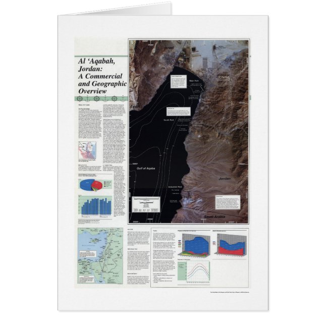 Mapa 1993 de Al Aqabah Jordania (Frente)
