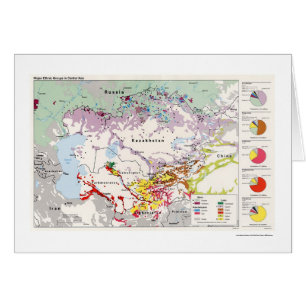 Mapa 1993 de Asia de los grupos étnicos