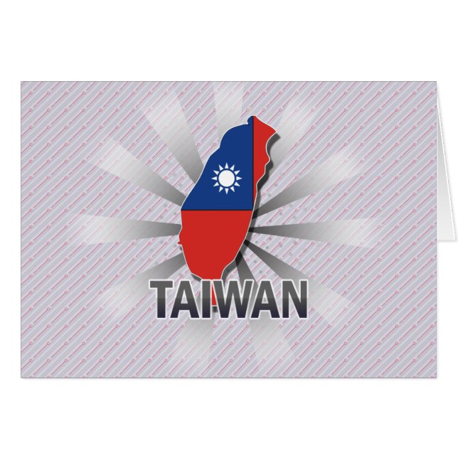 Mapa 2,0 de la bandera de Taiwán (Anverso (Horizontal))