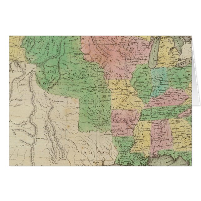 Mapa 2 de los Estados Unidos (Anverso (Horizontal))