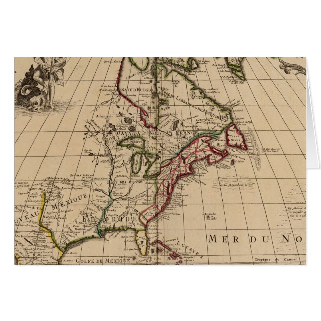 Mapa 2 de Norteamérica (Anverso (Horizontal))