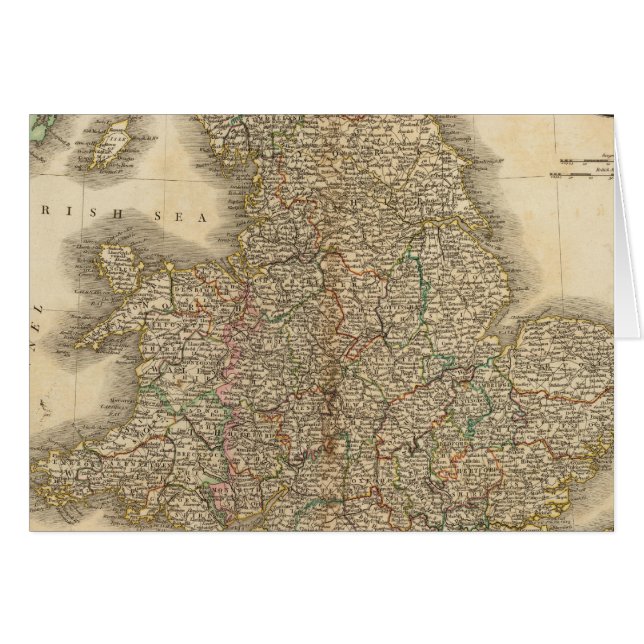 Mapa 2 del Atlas de Inglaterra (Anverso (Horizontal))