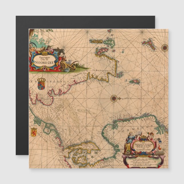 Mapa antiguo antiguo inspirado (1) (Anverso/Reverso)