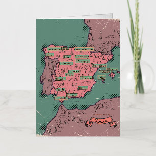 Mapa antiguo de España