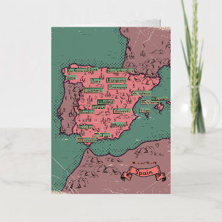 Mapa antiguo de España
