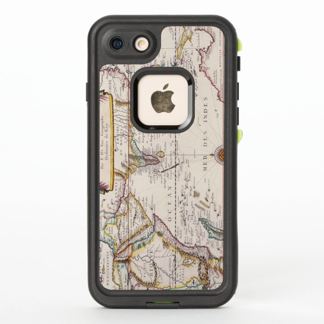 Mapa antiguo de las Antillas de 1677 (Reverso)