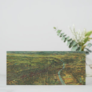 Mapa Antiguo de Los Ángeles, California y Río